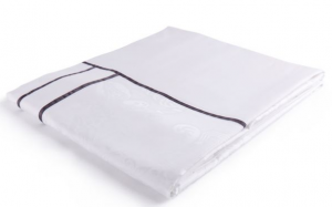 貢緞被套、三排織帶(橫一豎二)①