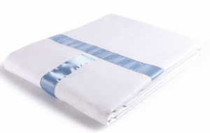 貢緞被套、雙排布帶(橫一豎一)