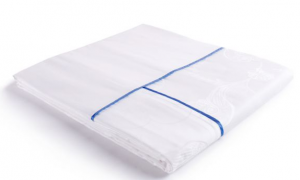 提花被套、雙排絲帶(橫一豎一)