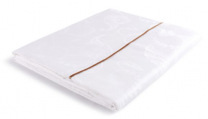 提花被套、單排豎向絲帶